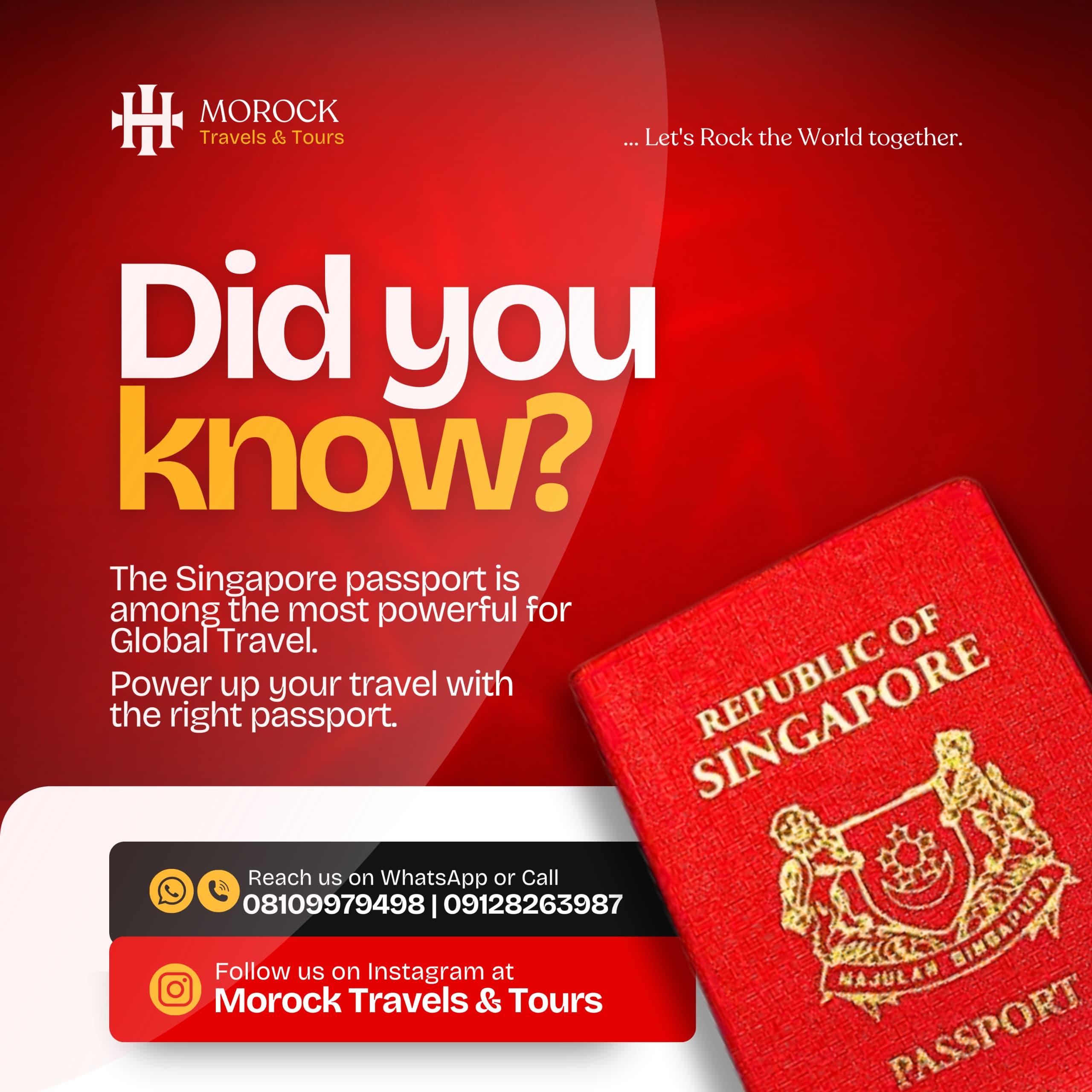 Travel Promotion - Morock Travels & Tours